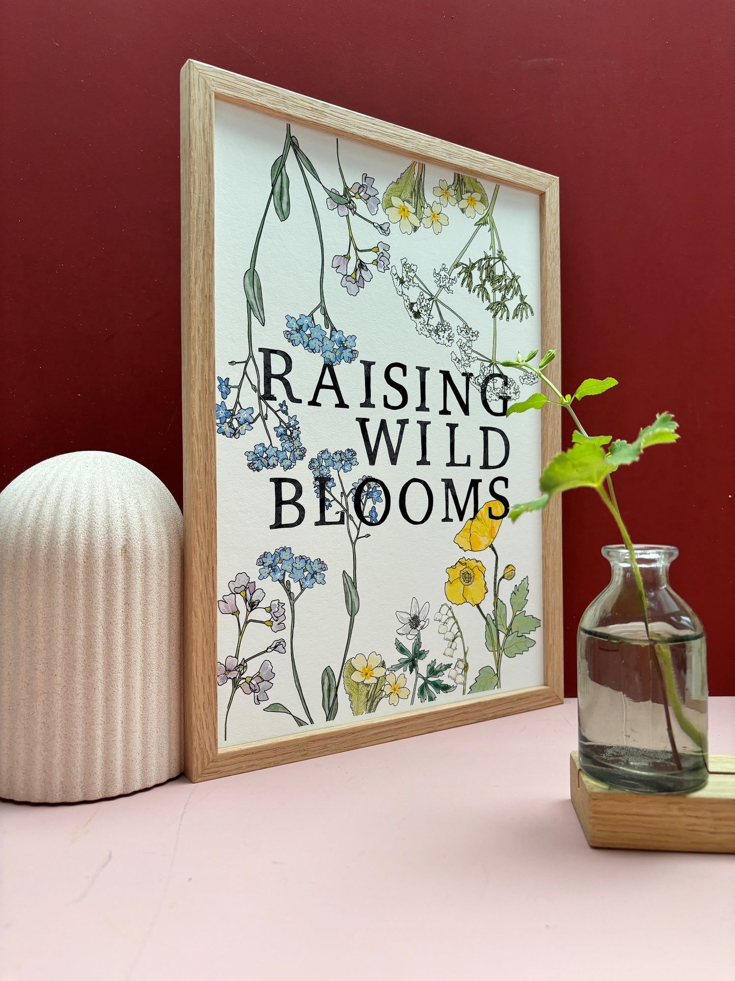 Raising Wild Blooms | A4 Illustrated Print