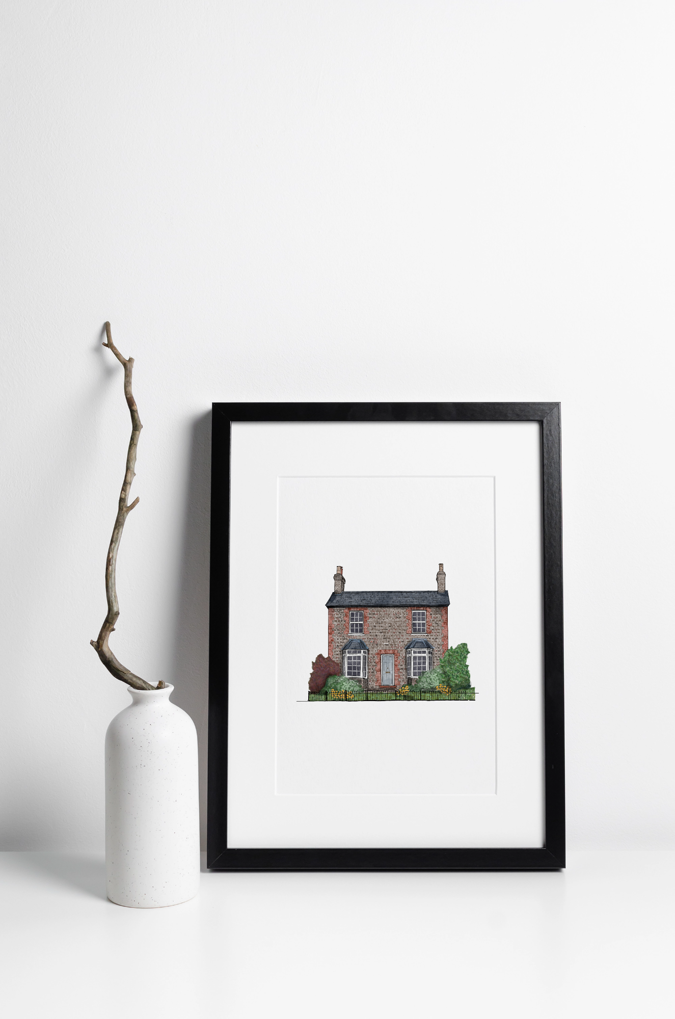 House portrait | Bespoke commission | A4 print only