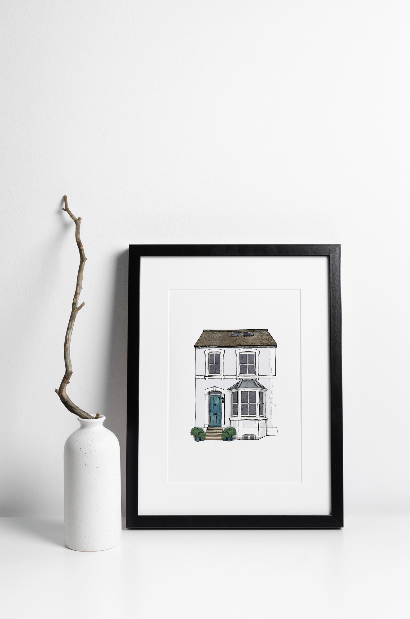 House portrait | Bespoke commission | A4 print only