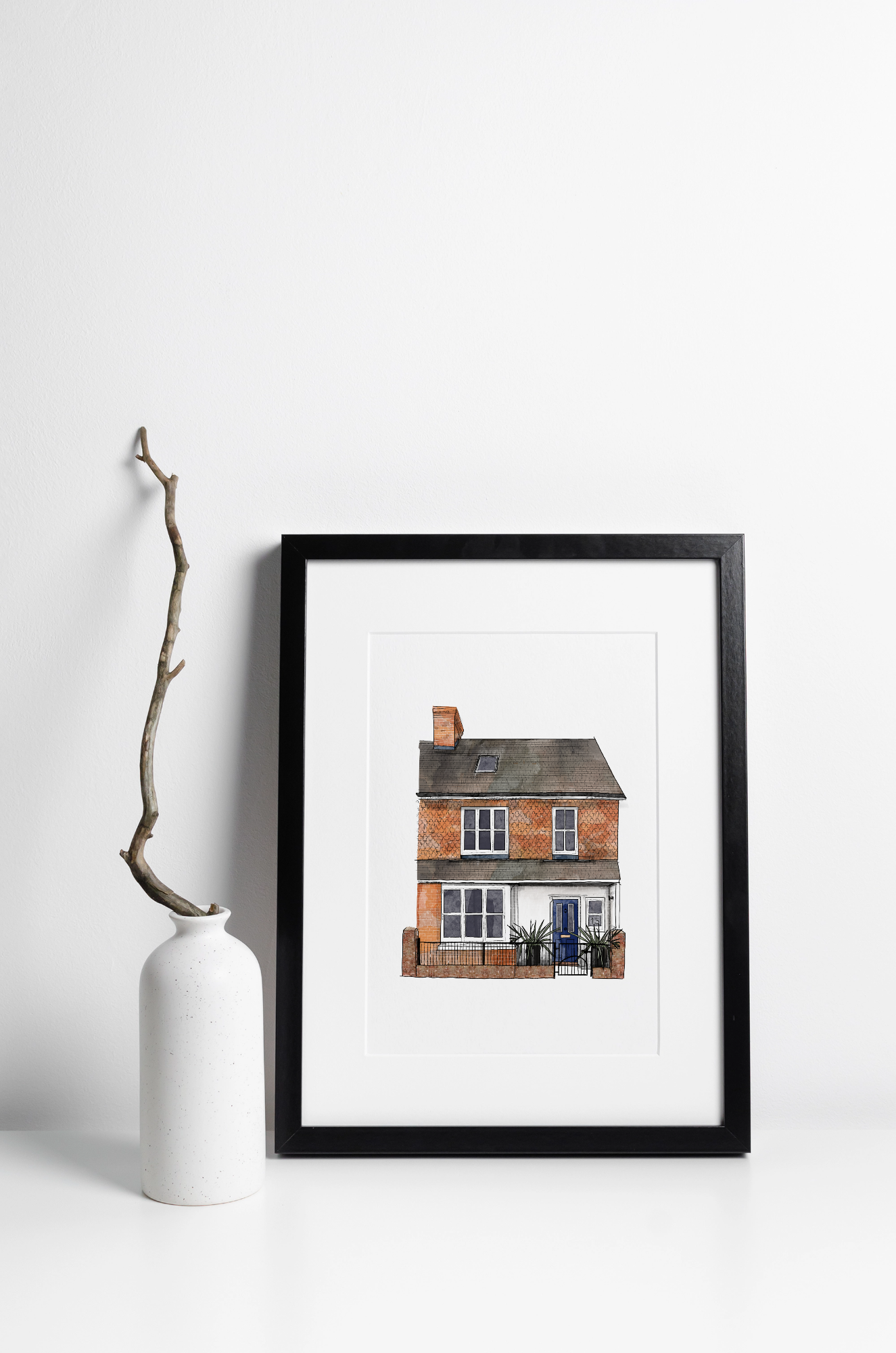 House portrait | Bespoke commission | A4 print only