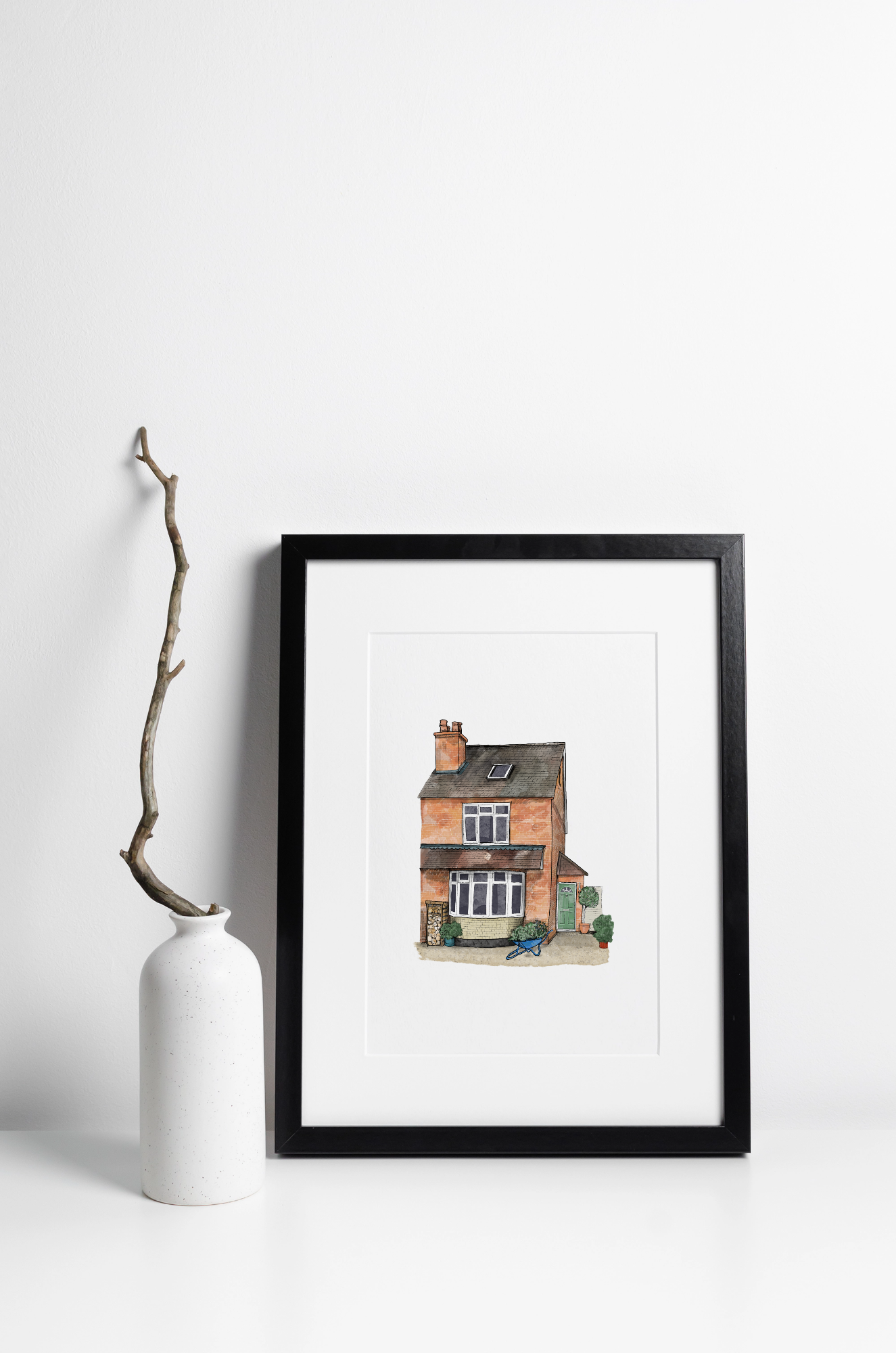 House portrait | Bespoke commission | A4 print only