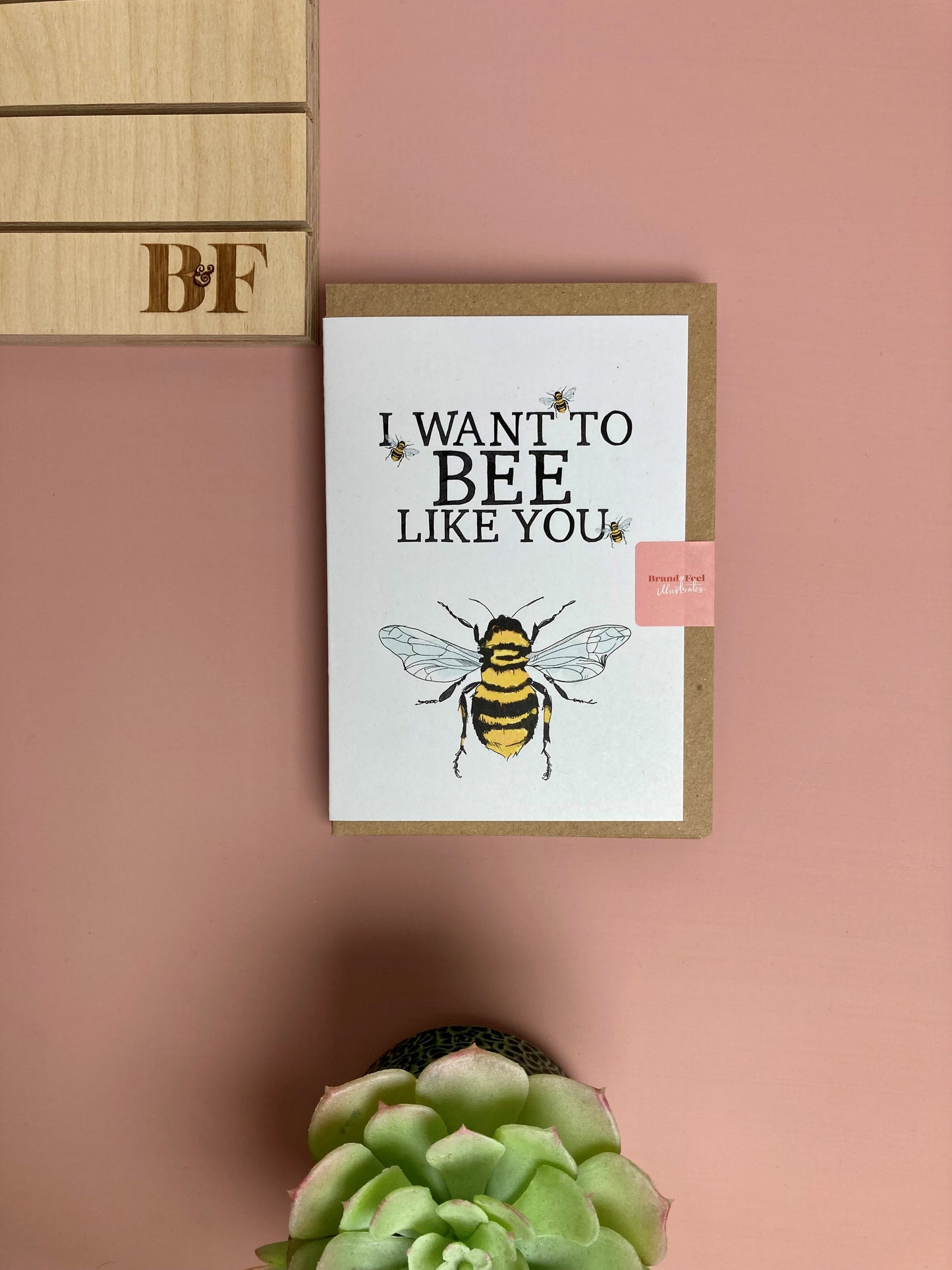 I want to Bee like You | Single A6 card