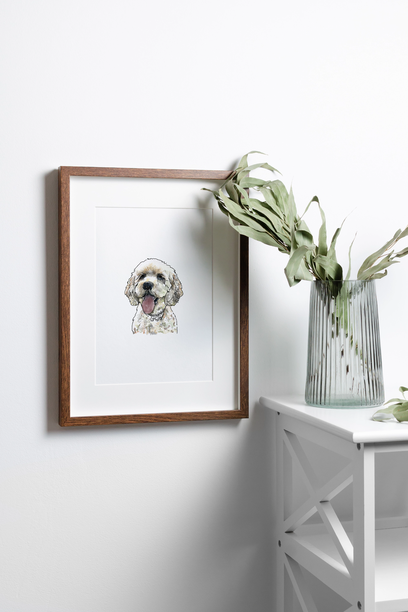 Pet portrait | Bespoke commission | A4 print only