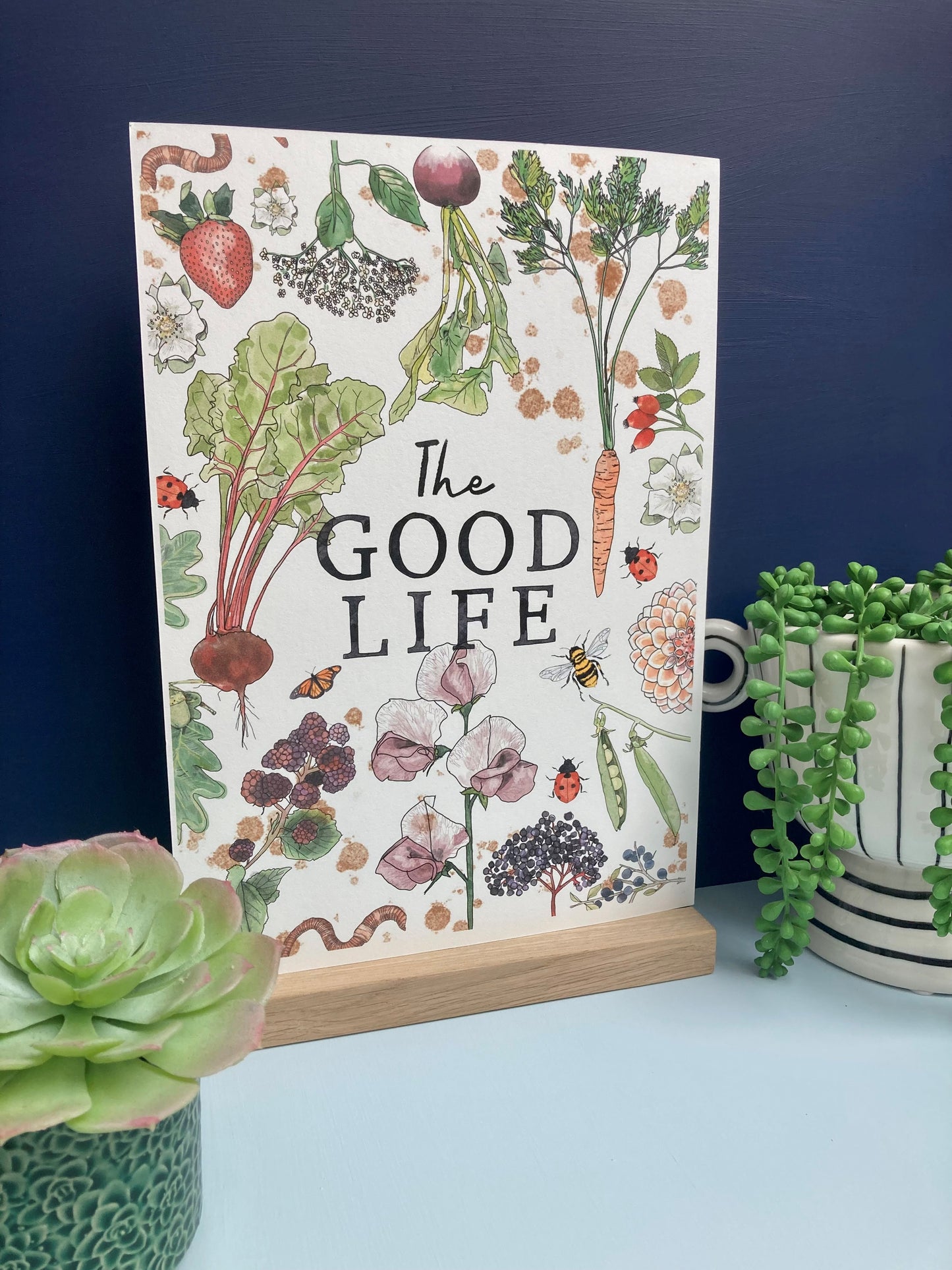 The Good Life | A4 Illustrated Print